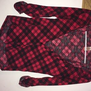 Red and black flannel